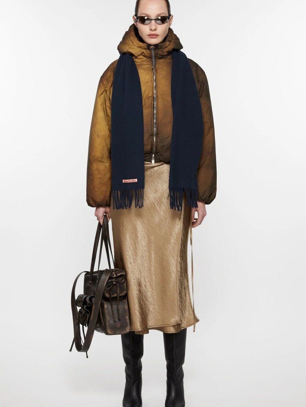 Acne Studios Wool fringed Scarf